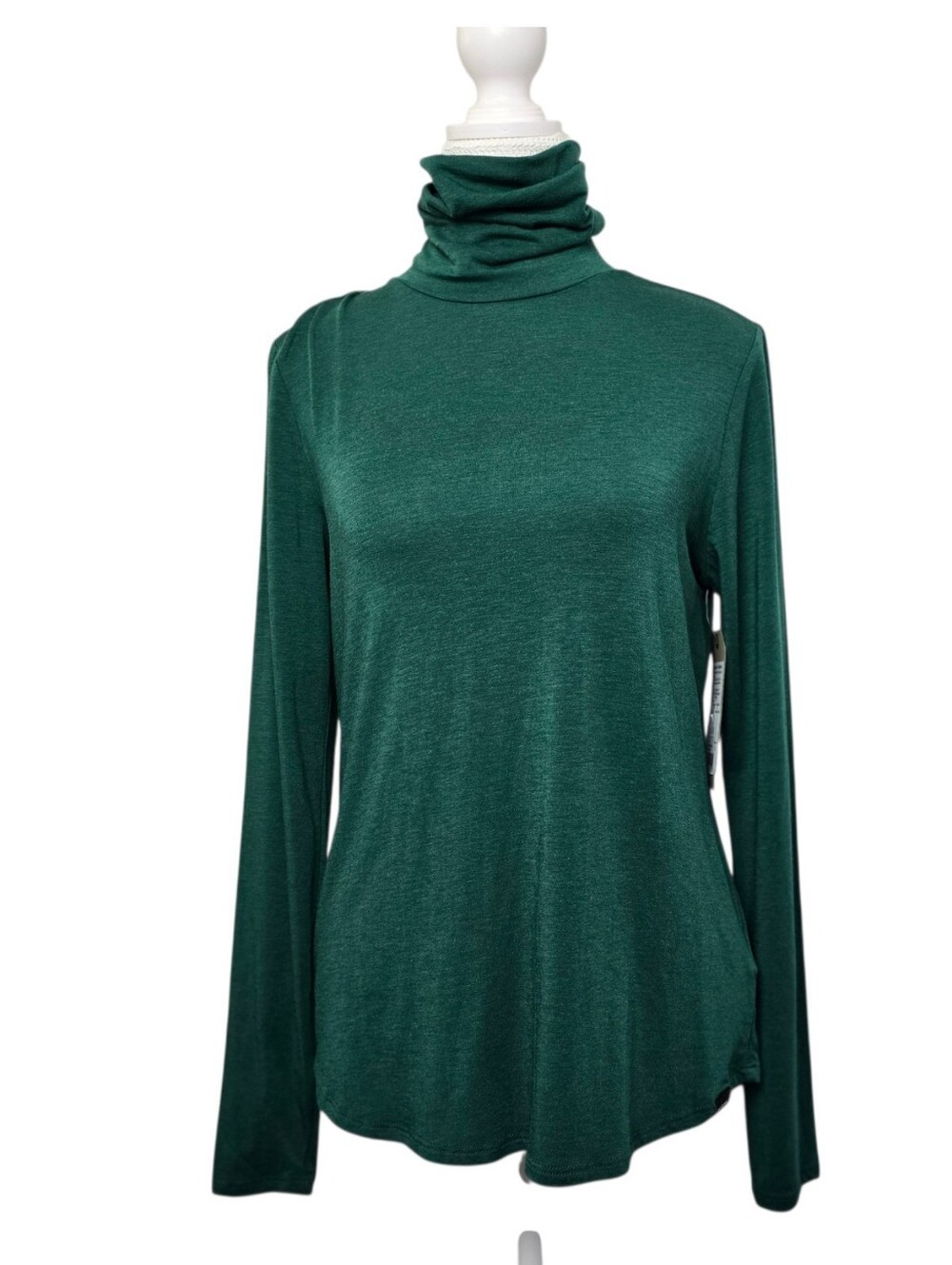 prAna Women’s Foundation Turtleneck Dark Green Size S NWT Casual Layering Office
